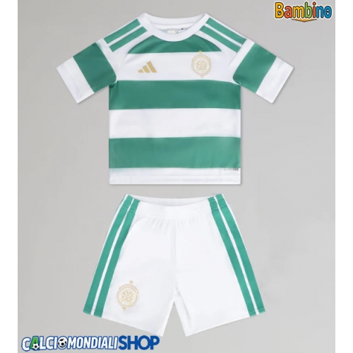 Maglie da calcio Celtic Prima Maglia Bambino 2026-27 Manica Corta + Pantaloni corti)